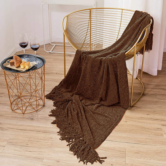 Chenille Throw Blanket