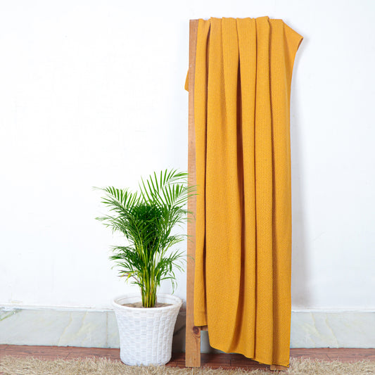 Knitted Cotton Throw Blanket