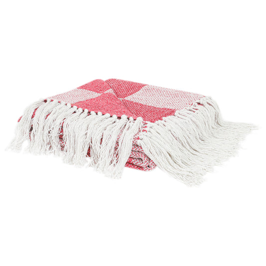 Chenille & Cotton Throw Blanket