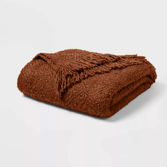 Boucle Throw Blanket