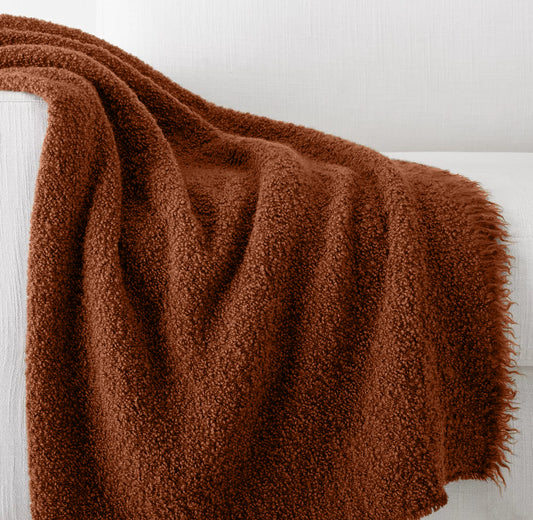 Boucle Throw Blanket