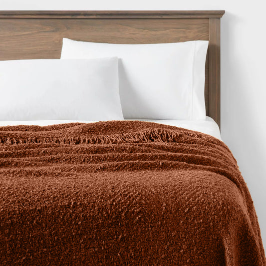 Boucle Throw Blanket